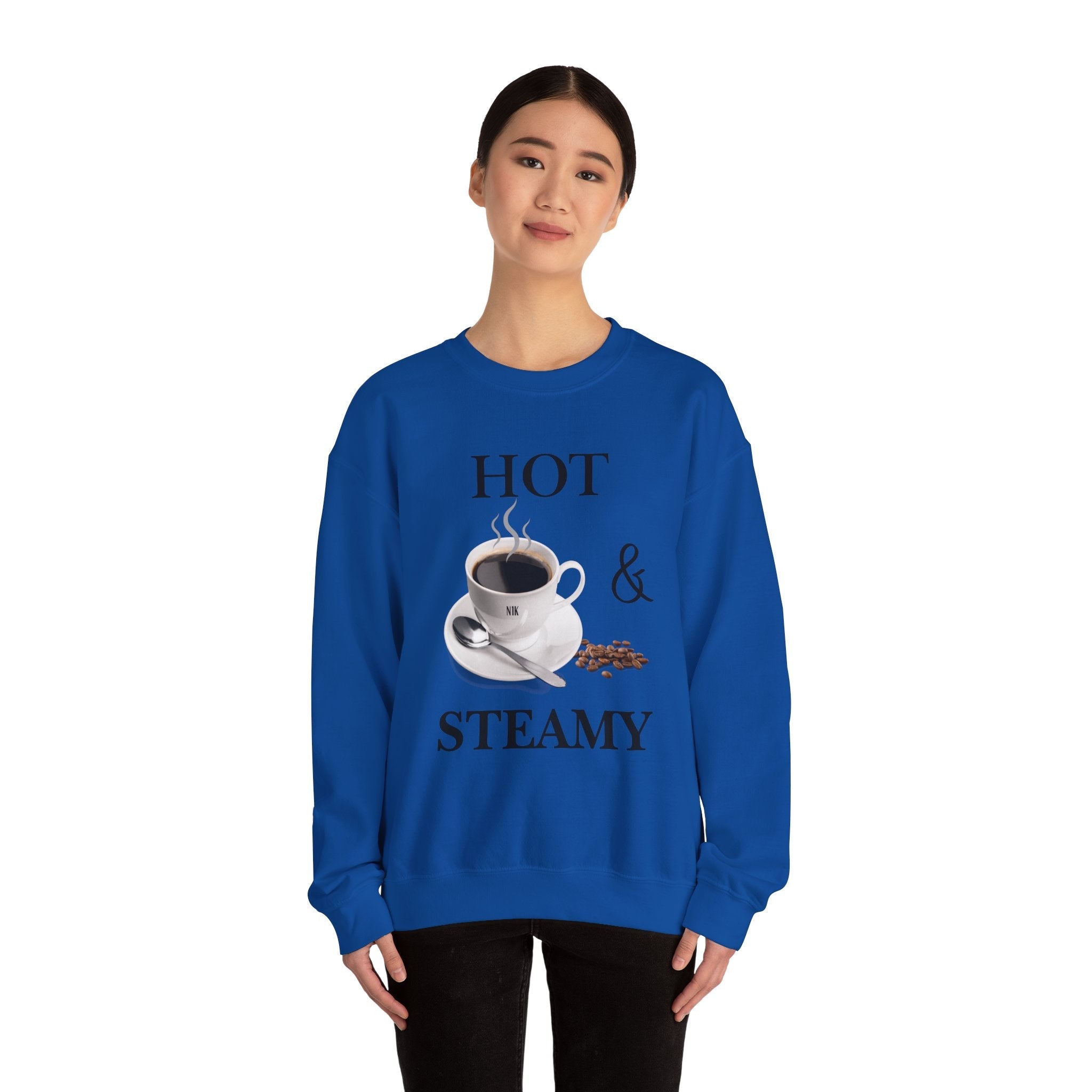 Hot and Steamy Cofee Unisex Heavy Blend™ Crewneck Sweatshirt